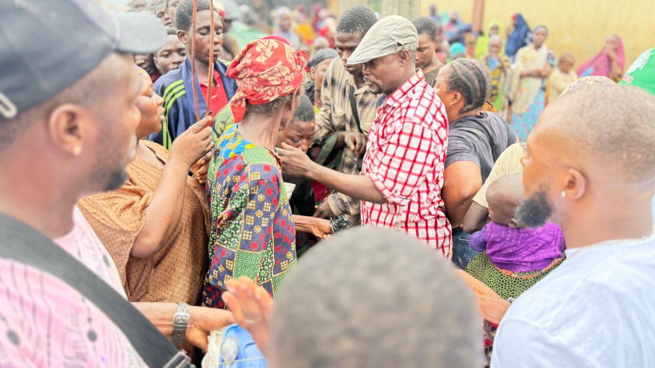 Medical team providing check-ups and aid in a rural area - ELIZABETH OSARIEMEN JOHN FOUNDATION making impact in Nigerian communities